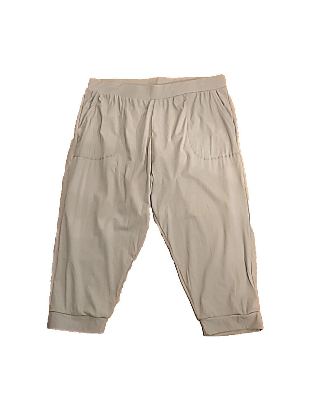 Unbranded Textured Stretchy Pants, Pale Mint Green, Size 1X